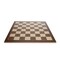 Walnut and Sycamore Wooden Chess Board with Algebraic Notation - 19.75 in.